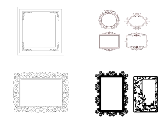 9 file mẫu khung tranh cắt cnc được lựa chọn nhiều nhất năm 2021