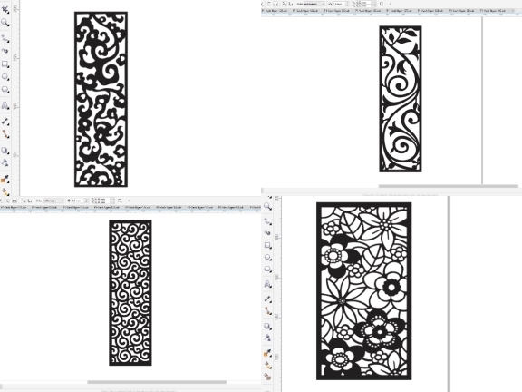 9 file mẫu vách ngăn cnc thiết kế họa tiết hoa hiện đại nhất