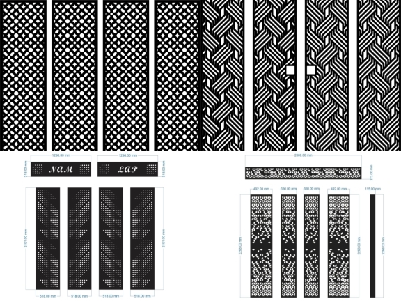 9 Mẫu Cổng 4 Cánh Hiện Đại Phong Cách Nhà Phố