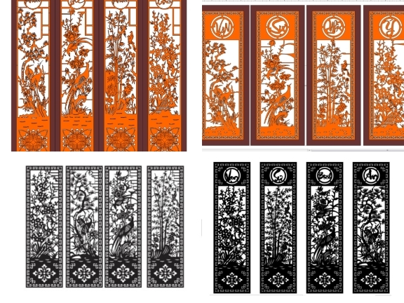 9 mẫu tứ quý cắt dương