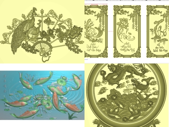 Bộ 10 File thiết kế Tranh Jdpaint siêu Hot