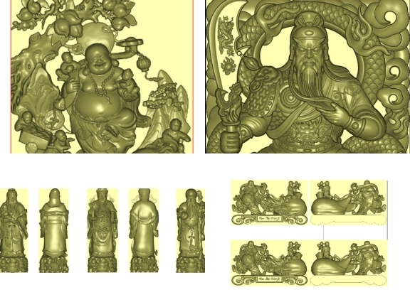 Bộ 10 mẫu Tượng jdpaint cực chất lượng