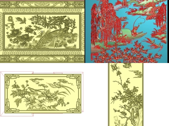 Bộ 10 thiết kế Jdpaint Tranh Chim được ưa chuộng
