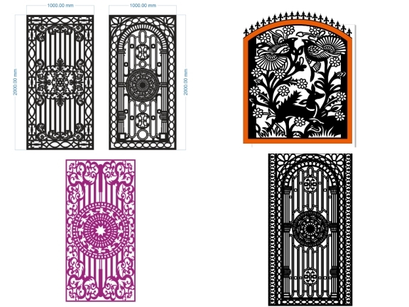 Bộ 14 mẫu cổng 1 cánh đẹp nhất