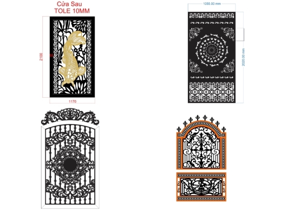 Bộ 15 mẫu cổng 1 cánh đẹp