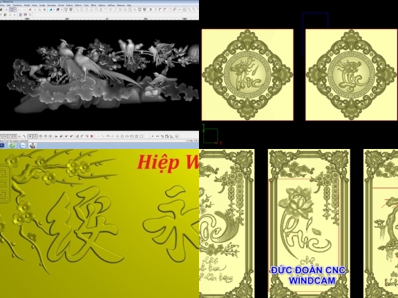 Bộ 15 thiết kế Jdpaint Tranh chất lượng