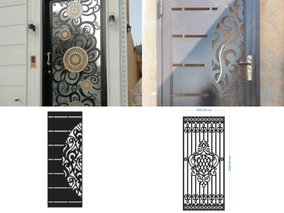 Bộ 17 mẫu cổng 1 cánh mới nhất