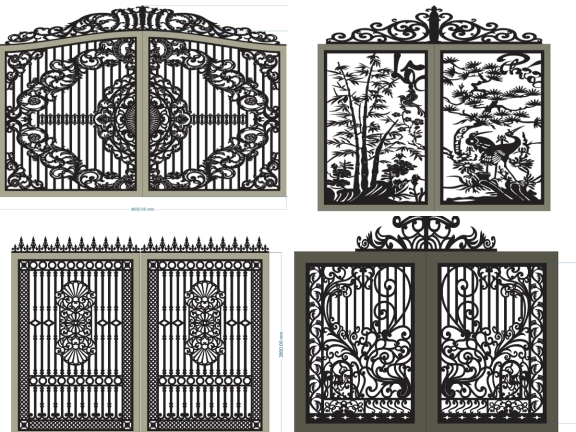 Bộ 19 mẫu cổng 2 cánh đẹp