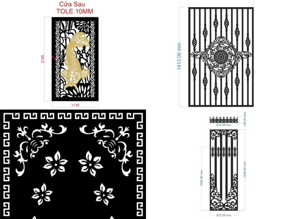 Bộ 20 mẫu cổng 1 cánh mới nhất