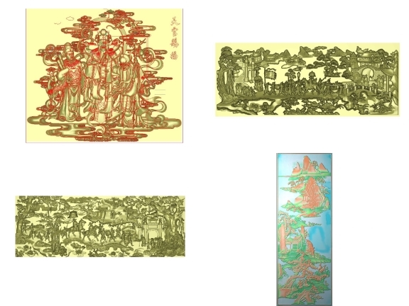 Bộ 20 Tranh CNC Gỗ thiết kế thịnh hành trên Jdpaint