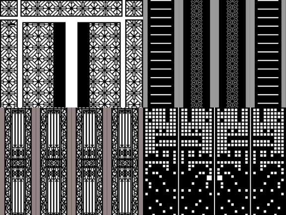 Bộ 25 mẫu Catalogue cổng nhà phố 4 cánh