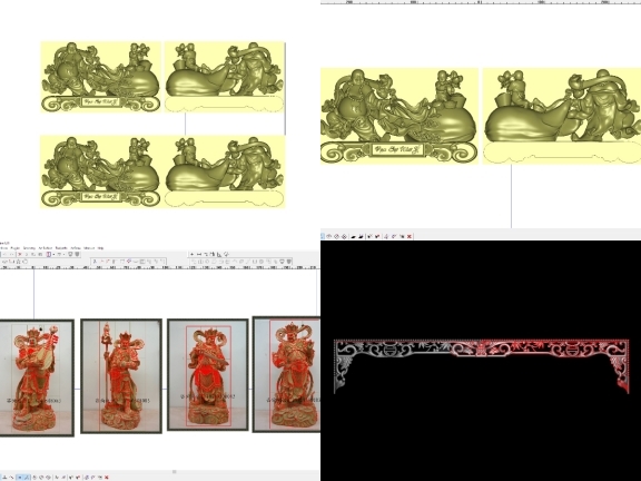 Bộ 6 mẫu Tượng jdpaint được tìm kiếm nhiều nhất