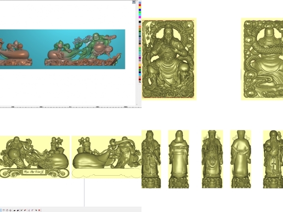 Bộ 6 mẫu Tượng thiết kế jdpaint chỉ với 180.000đ