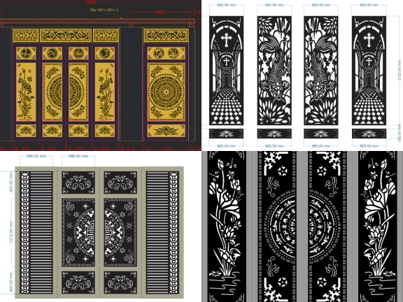 Bộ 7 mẫu cổng hoa mới nhất hiện đại