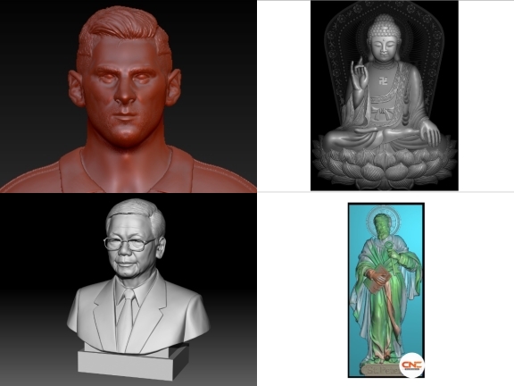 Bộ sưu tập tượng 3d 4d