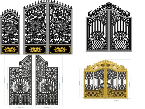 Bộ Cổng Cao Cấp – Sự Kết Hợp Giữa Nghệ Thuật Và Kiến Trúc