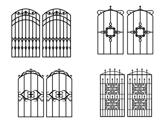 Bộ sưu tập 15 thiết kế Hàng Rào CNC trên Corel