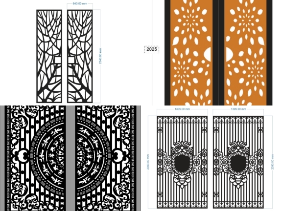 Bộ Sưu Tập 20 Mẫu Cổng 2 Cánh Tự Do Phổ Biến