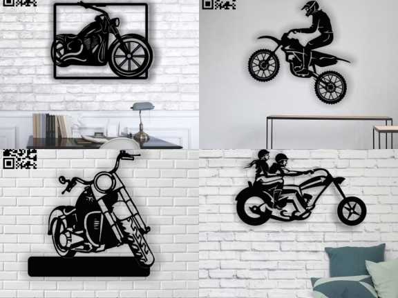 Bộ sưu tập 8 mẫu CNC hoa văn mô tô rất đẹp cho anh em đam mê