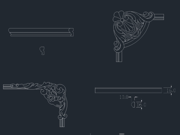 Bộ sưu tập 8 mẫu Phào chỉ CNC thiết kế đẹp nhất năm