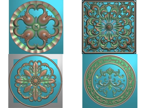 Bộ sưu tập 9 mẫu mâm trần CNC jdpaint được tìm nhiều trong tháng 8