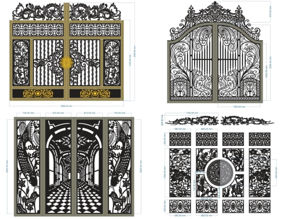 Bộ Sưu Tập Cổng Biệt Thự Đẳng Cấp