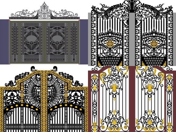 BST Cổng Biệt Thự Đẳng Cấp