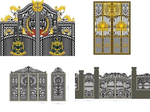 Bộ Sưu Tập Cổng Cao Cấp – Điểm Nhấn Sang Trọng Cho Mặt Tiền