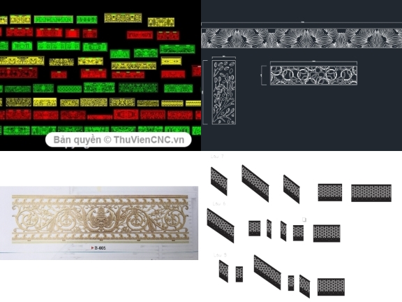 BST 5 mẫu lan can CNC hiện đại