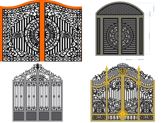 BST 5 mẫu cổng vòm mới