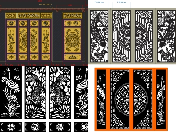 Các mẫu cổng cnc hot nhất hiện nay