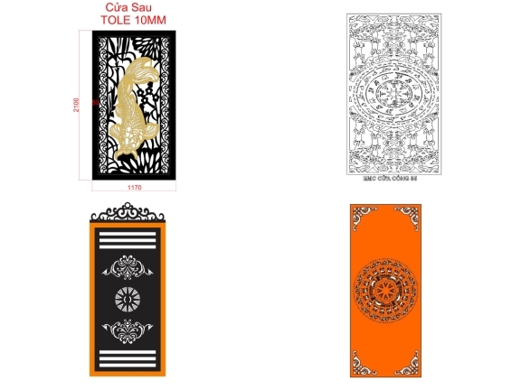 Bộ sưu tập 10 mẫu Cổng 1 cánh đơn giản giá rẻ