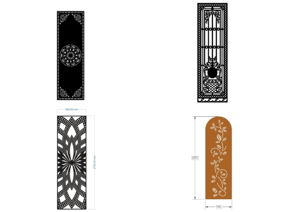 Trọn bộ 10 mẫu Cổng 1 cánh hot nhất