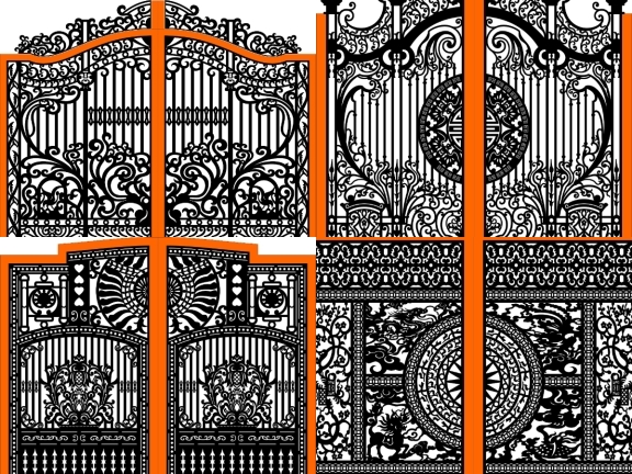 Bộ sưu tập 10 mẫu cổng 2 cánh biệt thự giá ưu đãi