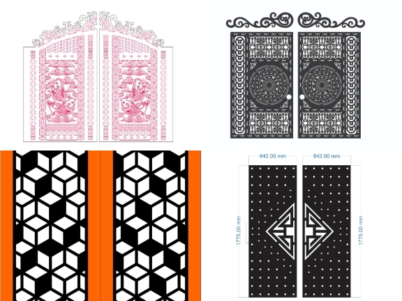 Tổng hợp 10 mẫu Cổng 2 cánh giá cực rẻ