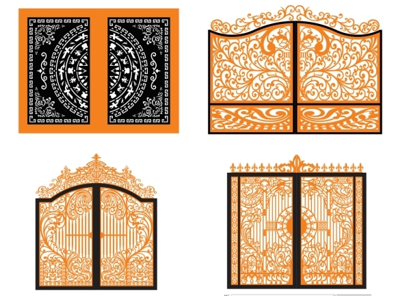 Download bộ sưu tập 10 mẫu Cổng 2 cánh hiện đại