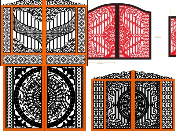 Trọn bộ 10 mẫu Cổng 2 cánh hiện đại sang trọng giá ưu đãi
