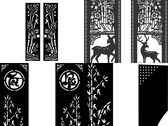 Tổng hợp 10 mẫu Cổng 2 cánh Trúc