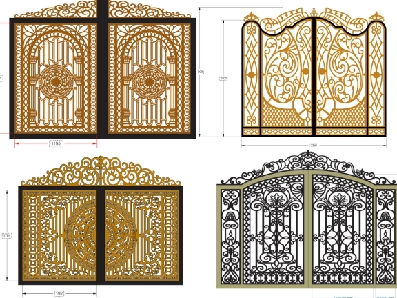 Tổng hợp 5 mẫu cổng biệt thự mới