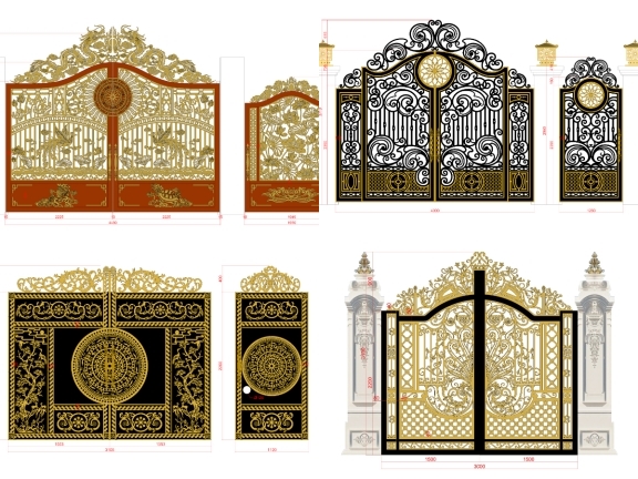 Bộ sưu tập 5 mẫu Cổng biệt thự mới nhất