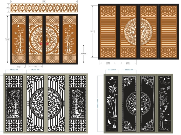 10 Mẫu Cổng Trúc CNC – Thanh Nhã, Bền Dáng Theo Thời Gian