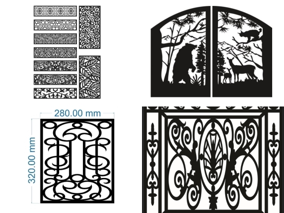 Bộ sưu tập 10 mẫu hàng rào giá rẻ CNC hiện đại được nhiều khách lựa chọn