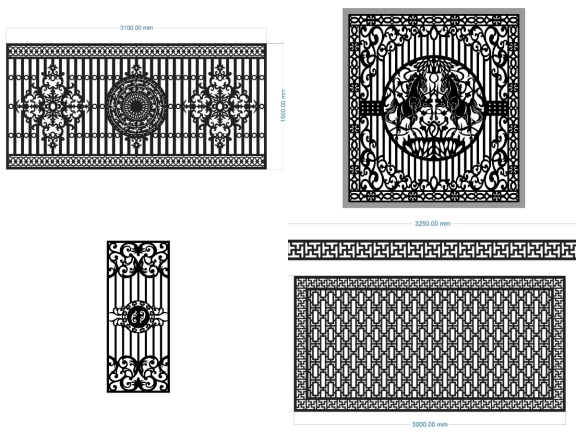 Bộ sưu tập 10 mẫu hàng rào CNC cao cấp dành cho nhà phố hiện đại