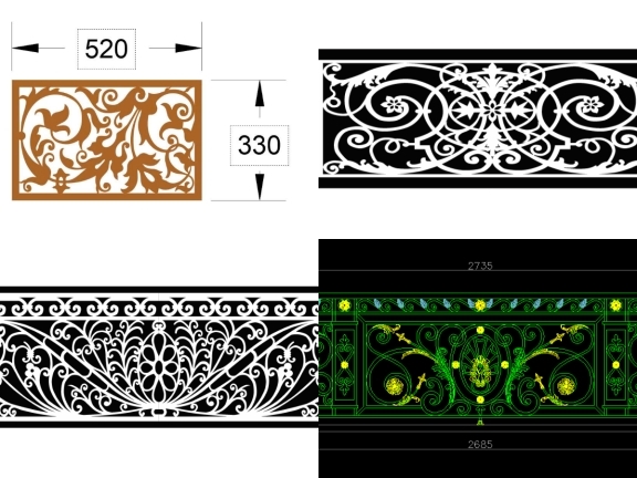 Khám phá 10 mẫu lan can cnc hoa văn tinh tế phong cách hiện đại