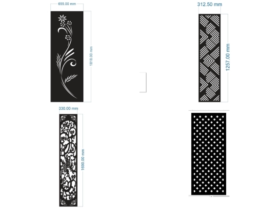 Tổng hợp trọn bộ 10 mẫu Vách cổng mới nhất