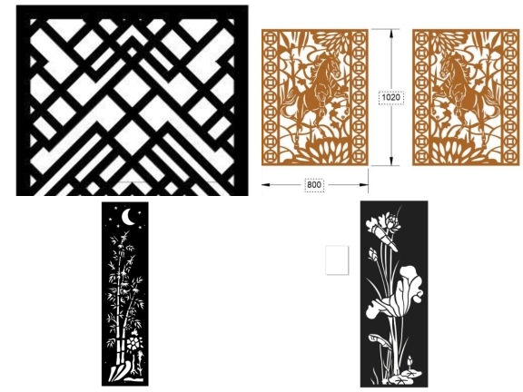 Tổng hợp 10 mẫu vách ngăn CNC hoa văn đẹp và ấn tượng