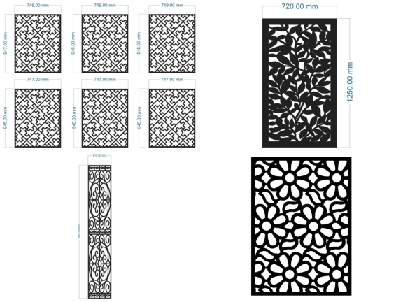 Bộ sưu tập 10 mẫu vách ngăn CNC đẹp được yêu thích hiện nay