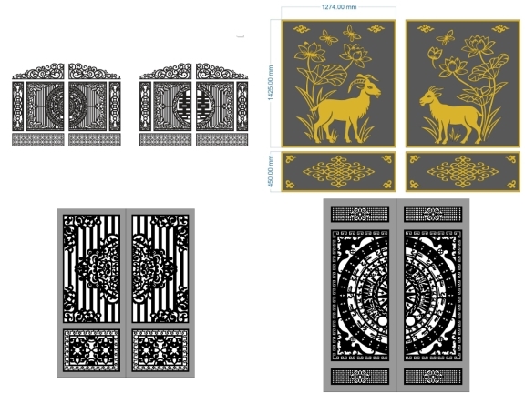 BST 15 Mẫu Cổng 2 Cánh – Thiết Kế Tinh Tế Cho Mọi Công Trình