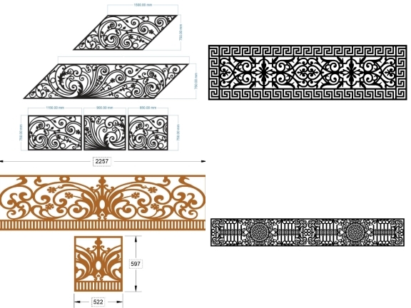 Tổng hợp 10 mẫu lan can cnc đẹp ứng dụng cho nhà phố