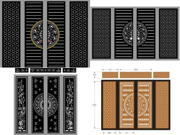 60 MẪU CỔNG 4 CÁNH HIỆN ĐẠI – SANG TRỌNG – DẪN ĐẦU XU HƯỚNG